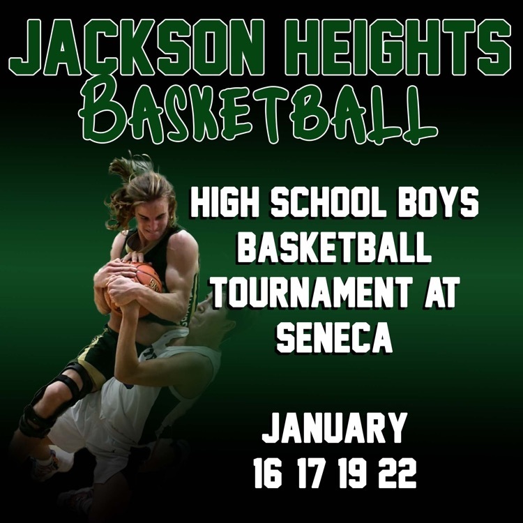 boys basketball tournament January 16, 17, 19, 22